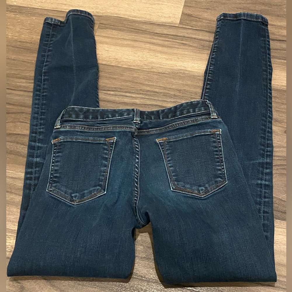 Banana Republic Women’s Skinny Jeans Waist Size 25 Dark Blue - Picture 4 of 6